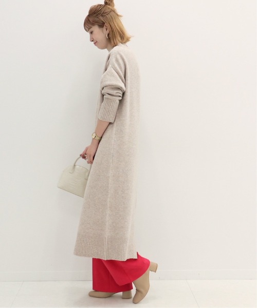Simplicite(サンプリシテ)の「タートルネックワンピース◆(ワンピース・レディース・ベージュ/レッド/ブルー・FREE)」の5枚目の写真