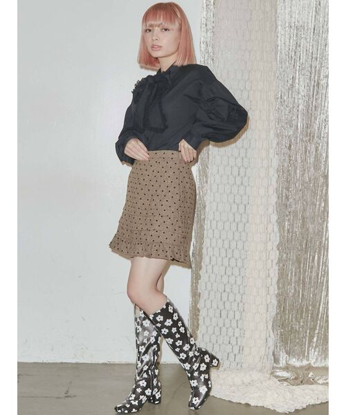 merry jenny(メリージェニー)の「フリルボウタイブラウス(シャツ/ブラウス・レディース・オフホワイト/ブラック/ラベンダー・FREE)」の17枚目の写真