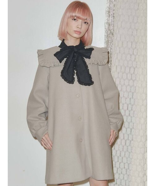 merry jenny(メリージェニー)の「フリルボウタイブラウス(シャツ/ブラウス・レディース・オフホワイト/ブラック/ラベンダー・FREE)」の9枚目の写真