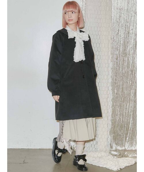 merry jenny(メリージェニー)の「フリルボウタイブラウス(シャツ/ブラウス・レディース・オフホワイト/ブラック/ラベンダー・FREE)」の20枚目の写真