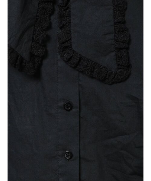 merry jenny(メリージェニー)の「フリルボウタイブラウス(シャツ/ブラウス・レディース・オフホワイト/ブラック/ラベンダー・FREE)」の6枚目の写真