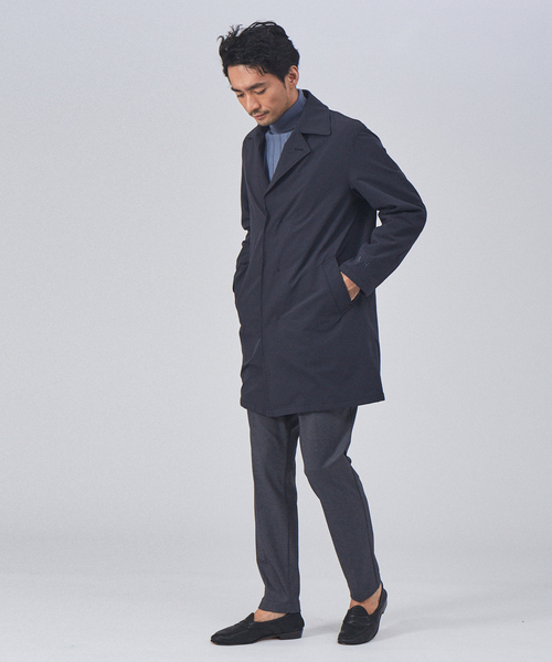 ABAHOUSE GRAY(アバハウスグレイ)の「【4WAYストレッチ】ステンカラー コート(ステンカラーコート・メンズ・ブラック/ネイビー/モカ・46/48)」の7枚目の写真