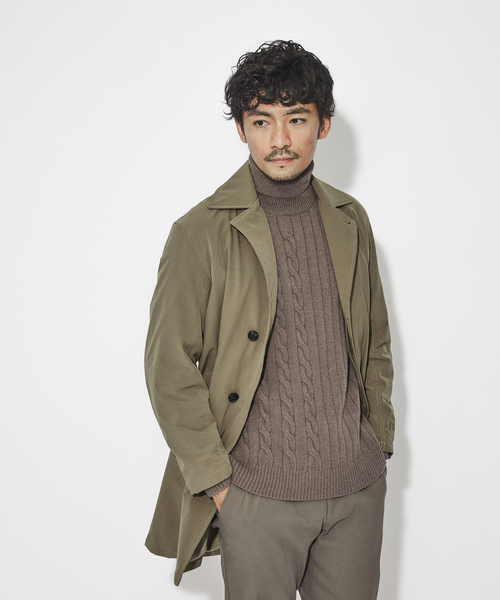 ABAHOUSE GRAY(アバハウスグレイ)の「【4WAYストレッチ】ステンカラー コート(ステンカラーコート・メンズ・ブラック/ネイビー/モカ・46/48)」の15枚目の写真