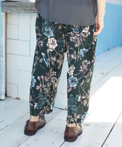 CASPER JOHN（キャスパージョン）の「Botanical ankle pants/ボタニカルアンクルパンツ（その他パンツ・メンズ・ブラック/ベージュ/グリーン/ブラック系その他/ブラック系その他2・SMALL/MEDIUM/LARGE）」の16枚目の写真