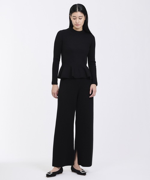 美品✨エストネーション ESTNATION パールネック ペプラムニット 黒 zz-4110912120121_419-1.jpg?