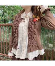 PINK HOUSE（ピンクハウス）の「オータムチェリー刺繍入りブラウス