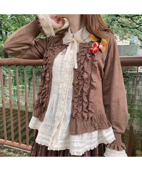 PINK HOUSE（ピンクハウス）の「オータムチェリー刺繍入りブラウス