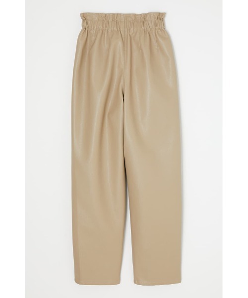 MOUSSY（マウジー）の「F／LEATHER GATHER パンツ（その他パンツ・レディース・ブラック/ベージュ/カーキ・1/2）」の16枚目の写真