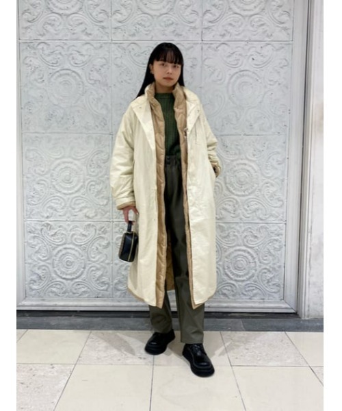 MOUSSY（マウジー）の「F／LEATHER GATHER パンツ（その他パンツ・レディース・ブラック/ベージュ/カーキ・1/2）」の20枚目の写真
