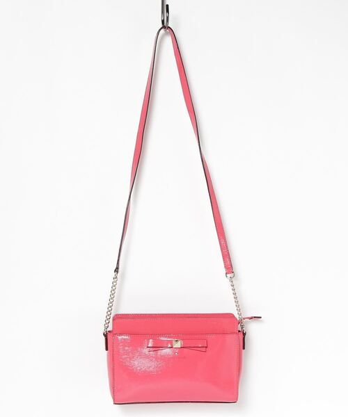 魅力的な 【新品】kate spade リボン ショルダーバッグ - ショルダーバッグ