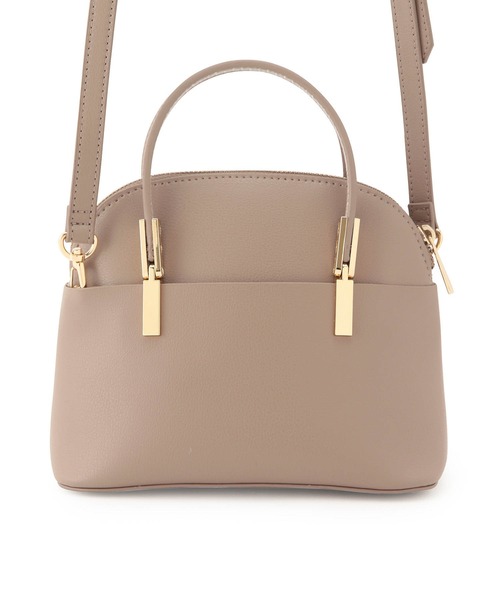 ROPE' PICNIC（ロペピクニック）の「【軽量】レクタンメタルミニラウンドボストン＆ショルダーバッグ（ボストンバッグ・レディース・ブラック/キナリ/ベージュ/ブルー系その他6/イエロー系その他2・FREE）」の8枚目の写真