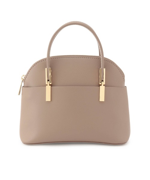 ROPE' PICNIC（ロペピクニック）の「【軽量】レクタンメタルミニラウンドボストン＆ショルダーバッグ（ボストンバッグ・レディース・ブラック/キナリ/ベージュ/ブルー系その他6/イエロー系その他2・FREE）」の11枚目の写真