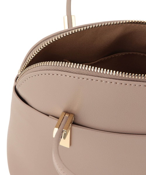 ROPE' PICNIC（ロペピクニック）の「【軽量】レクタンメタルミニラウンドボストン＆ショルダーバッグ（ボストンバッグ・レディース・ブラック/キナリ/ベージュ/ブルー系その他6/イエロー系その他2・FREE）」の12枚目の写真