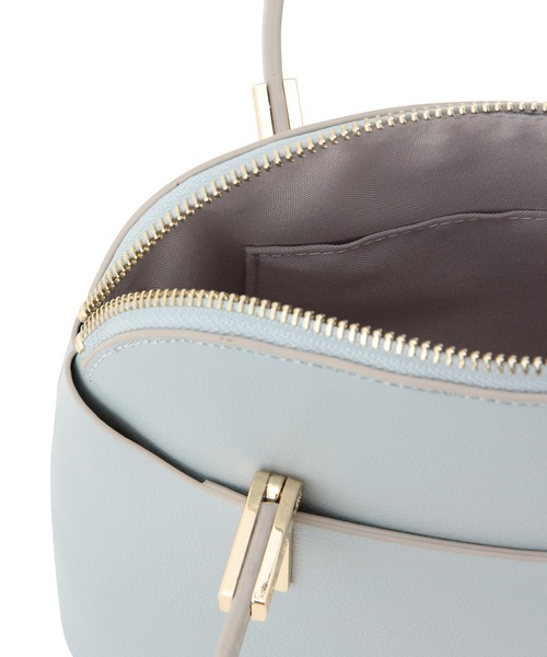 ROPE' PICNIC（ロペピクニック）の「【軽量】レクタンメタルミニラウンドボストン＆ショルダーバッグ（ボストンバッグ・レディース・ブラック/キナリ/ベージュ/ブルー系その他6/イエロー系その他2・FREE）」の20枚目の写真