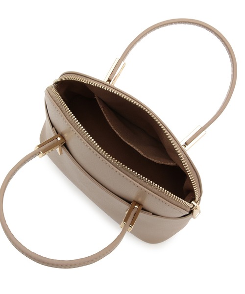 ROPE' PICNIC（ロペピクニック）の「【軽量】レクタンメタルミニラウンドボストン＆ショルダーバッグ（ボストンバッグ・レディース・ブラック/キナリ/ベージュ/ブルー系その他6/イエロー系その他2・FREE）」の15枚目の写真