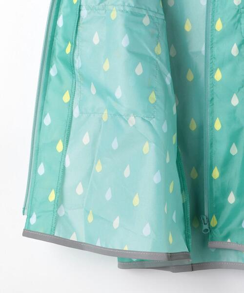 green label relaxing（グリーンレーベルリラクシング）の「GLR シズク レインコート 100cm-140cm －はっ水－（レインコート/ポンチョ・キッズ・ケリー/ライトグレー/ライラック/ライトブルー・110-120cm/100cm/130-140cm）」の21枚目の写真