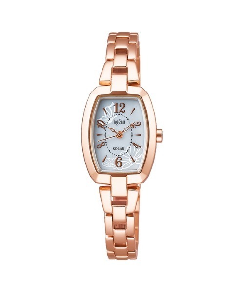 Seiko Ingenu Ahjd422 トノー ソーラー レディース アナログ腕時計 Seiko セイコー のファッション通販 Zozotown