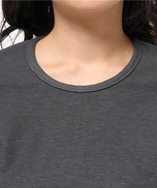 BEAMS LIGHTS Women's（ビームスライツ ウィメンズ）の「BEAMS LIGHTS / フリルインナーセット プルオーバー（Tシャツ/カットソー・レディース・チャコールグレー/ベージュ・36/38）」の14枚目の写真