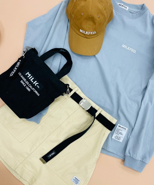 MILKFED.(ミルクフェド)の「MILKFED. GI BELT(ベルト・レディース・ブラック/ベージュ・ONE SIZE)」の6枚目の写真