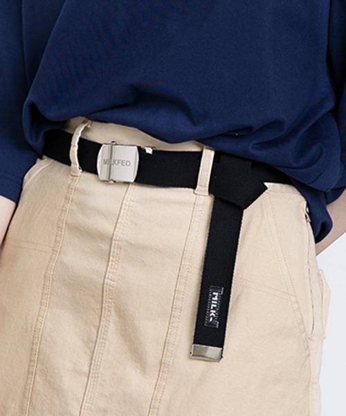 MILKFED.(ミルクフェド)の「MILKFED. GI BELT(ベルト・レディース・ブラック/ベージュ・ONE SIZE)」の15枚目の写真