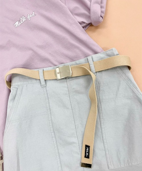 MILKFED.(ミルクフェド)の「MILKFED. GI BELT(ベルト・レディース・ブラック/ベージュ・ONE SIZE)」の18枚目の写真