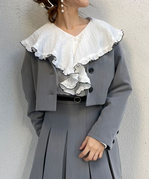 セール レトロショートジャケット テーラードジャケット Majestic Legon マジェスティックレゴン のファッション通販 Zozotown