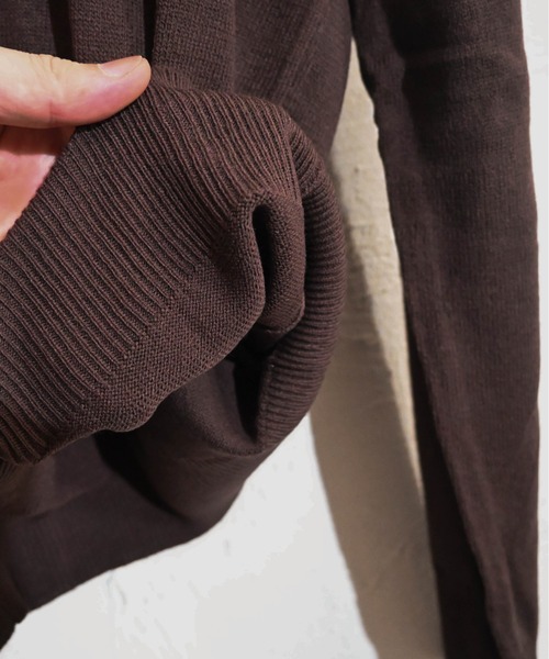 Burner（バーナー）の「【BURNER SELECT】カシミヤタッチVネックニット（ニット/セーター・メンズ・ブルー系その他/ネイビー/チャコールグレー/ブラック系その他/ブラウン/ホワイト/ブラック/ロイヤルブルー/マスタード/ワインレッド/グレー系その他・M/L/XL）」の21枚目の写真