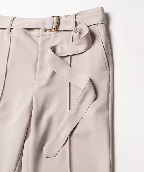 22-SS-032 ベルト付きフレアパンツ CULLNI CULLNI（クルニ）の「22-SS
