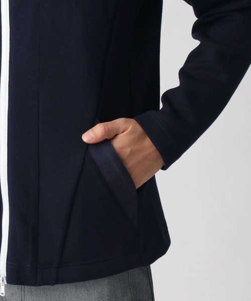 NICOLE CLUB FOR MEN（ニコルクラブフォーメン）の「ダンボールフルジップパーカ（パーカー・メンズ・ブラック/オフホワイト/シルバーグレー/ネイビー・MEDIUM/X-LARGE/LARGE）」の10枚目の写真