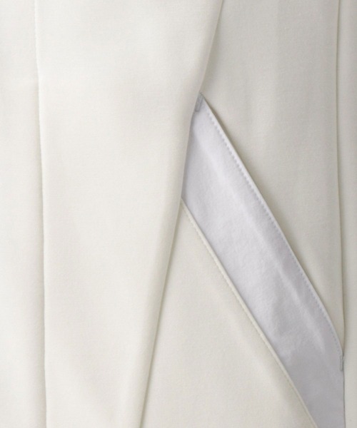 NICOLE CLUB FOR MEN（ニコルクラブフォーメン）の「ダンボールフルジップパーカ（パーカー・メンズ・ブラック/オフホワイト/シルバーグレー/ネイビー・MEDIUM/X-LARGE/LARGE）」の13枚目の写真