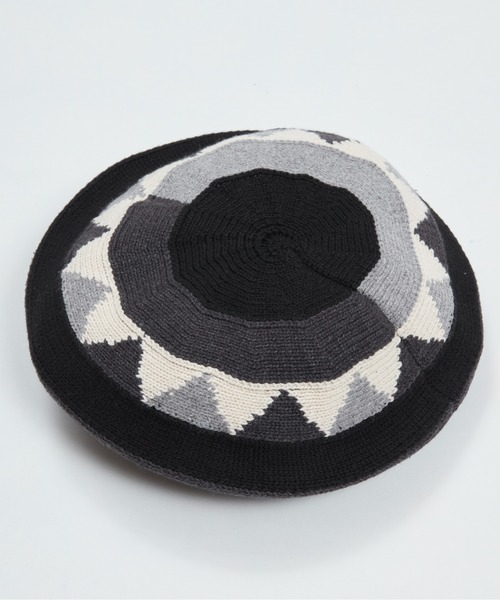 And A（アンドエー）の「AlexanderLeeChang アレキサンダーリーチャン / 5050 TAM 22 切り替えニットタム / AC052201（ニットキャップ/ビーニー・メンズ・イエロー/ブラック/ナチュラル・FREE）」の22枚目の写真