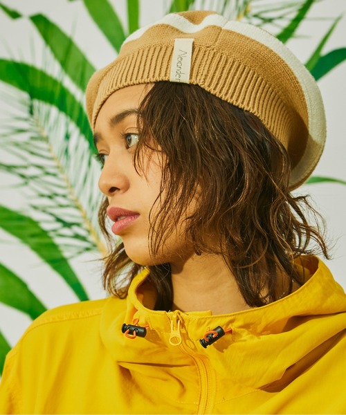 And A（アンドエー）の「AlexanderLeeChang アレキサンダーリーチャン / 5050 TAM 22 切り替えニットタム / AC052201（ニットキャップ/ビーニー・メンズ・イエロー/ブラック/ナチュラル・FREE）」の15枚目の写真