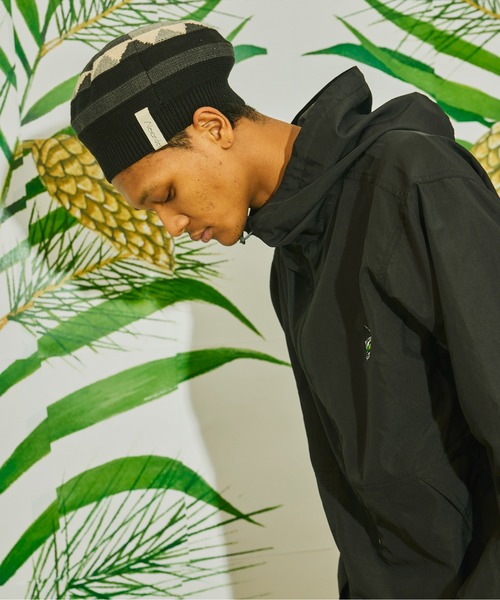 And A（アンドエー）の「AlexanderLeeChang アレキサンダーリーチャン / 5050 TAM 22 切り替えニットタム / AC052201（ニットキャップ/ビーニー・メンズ・イエロー/ブラック/ナチュラル・FREE）」の19枚目の写真