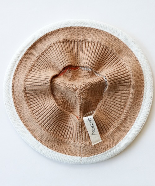 And A（アンドエー）の「AlexanderLeeChang アレキサンダーリーチャン / 5050 TAM 22 切り替えニットタム / AC052201（ニットキャップ/ビーニー・メンズ・イエロー/ブラック/ナチュラル・FREE）」の20枚目の写真