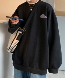 MGV | ワンポイント刺繍オーバーサイズプルオーバー(スウェット)