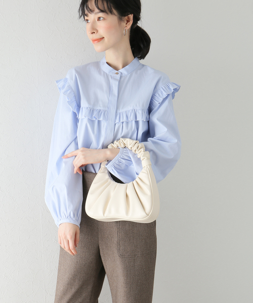 La TOTALITE(ラトータリテ)の「【JW PEI/ジェイダブリュー ペイ】Gabbi Bag◆(ハンドバッグ・レディース・アイボリー/パープル/グリーン・FREE)」の5枚目の写真