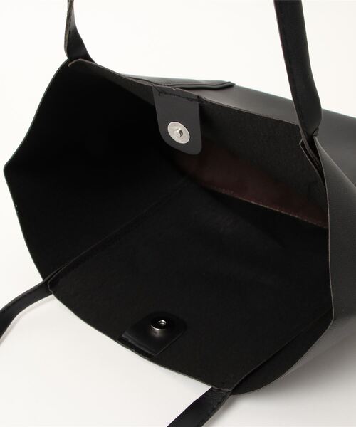 florist（フローリスト）の「【A4対応】PUレザーシンプルトートバッグ/ショルダーバッグ（トートバッグ・レディース・ベージュ/ブラウン/ブラック・FREE）」の14枚目の写真