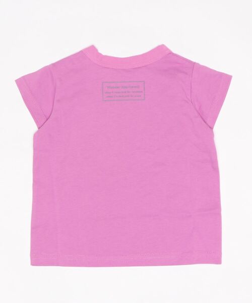 Wonder apartment(ワンダーアパートメント)の「天竺ヒョウTシャツ(Tシャツ/カットソー・キッズ・ホワイト/パープル/イエロー・130cm/90cm/100cm/120cm/80cm/110cm)」の4枚目の写真