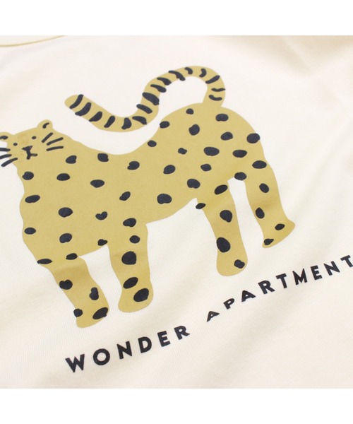 Wonder apartment(ワンダーアパートメント)の「天竺ヒョウTシャツ(Tシャツ/カットソー・キッズ・ホワイト/パープル/イエロー・130cm/90cm/100cm/120cm/80cm/110cm)」の12枚目の写真