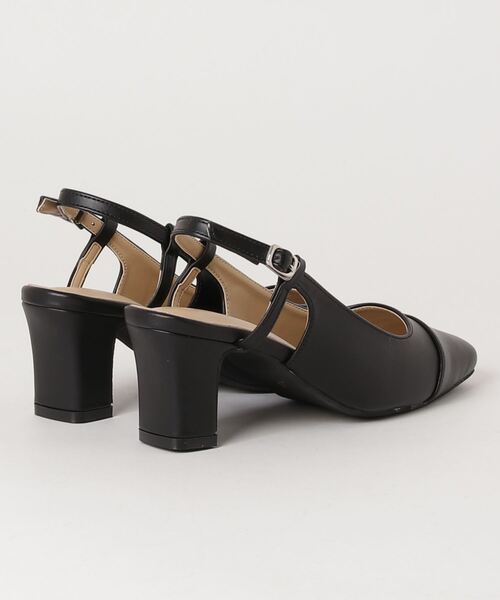 minia（ミニア）の「minia / バックストラップコンビパンプス（パンプス・レディース・ブラック/ベージュ/アイボリー/グレー系その他・LL/M/L/S）」の5枚目の写真