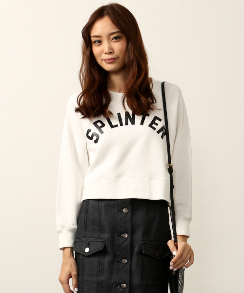 Abahouse Devinette（ドゥヴィネット）の「“MORE4月号掲載”ﾛｺﾞﾌﾟﾘﾝﾄ裏毛（Tシャツ/カットソー・レディース・ホワイト/グレー/ロイヤルブルー・FREE）」の2枚目の写真