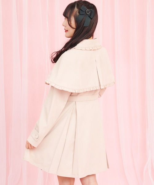 Secret Honey（シークレットハニー）の「ケープ付フリルトレンチ