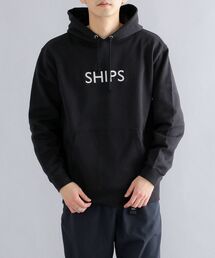 SHIPS | *SHIPS: 刺繍 SHIPS ロゴ ユニセックス スウェット パーカー(パーカー)
