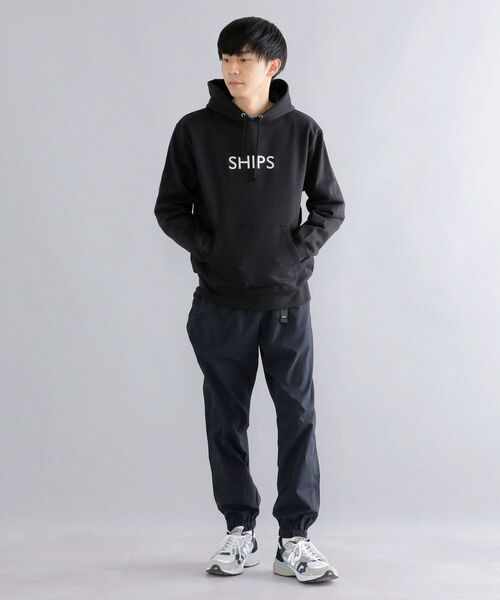 SHIPS（シップス）の「*SHIPS: 刺繍 SHIPS ロゴ ユニセックス スウェット パーカー（パーカー・メンズ・ホワイト/グレー/ブルー/ブラック・MEDIUM/LARGE/X-LARGE/SMALL）」の9枚目の写真