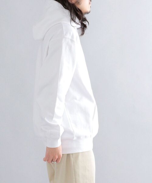 SHIPS（シップス）の「*SHIPS: 刺繍 SHIPS ロゴ ユニセックス スウェット パーカー（パーカー・メンズ・ホワイト/グレー/ブルー/ブラック・MEDIUM/LARGE/X-LARGE/SMALL）」の21枚目の写真