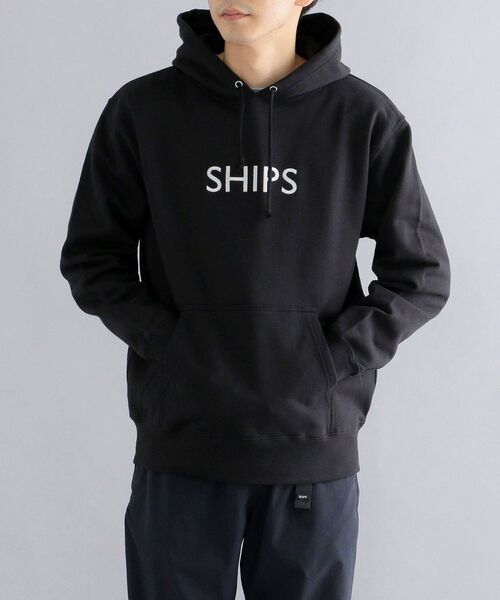 SHIPS（シップス）の「*SHIPS: 刺繍 SHIPS ロゴ ユニセックス スウェット パーカー（パーカー・メンズ・ホワイト/グレー/ブルー/ブラック・MEDIUM/LARGE/X-LARGE/SMALL）」の22枚目の写真