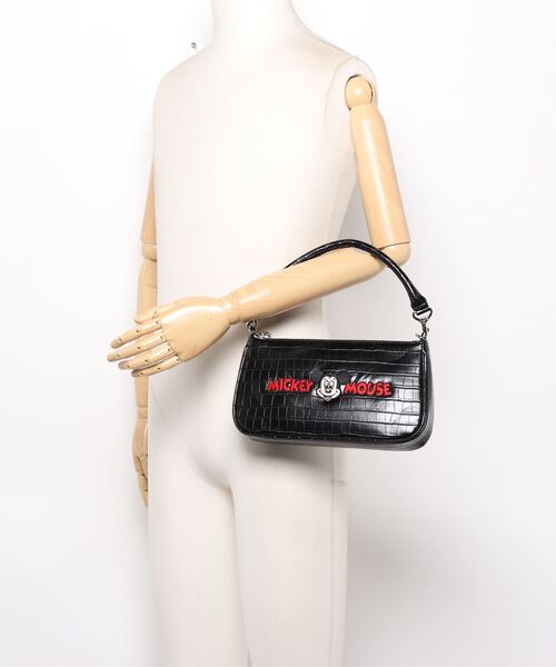 Disney SERIES CREATED by MUS(ディズニーシリーズクリエイテッドバイエムユーエス)の「MD MICKEY EMBROIDERY バッグ(ハンドバッグ・レディース・ブラック/ブラウン・FREE)」の13枚目の写真