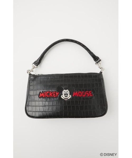 Disney SERIES CREATED by MUS(ディズニーシリーズクリエイテッドバイエムユーエス)の「MD MICKEY EMBROIDERY バッグ(ハンドバッグ・レディース・ブラック/ブラウン・FREE)」の8枚目の写真