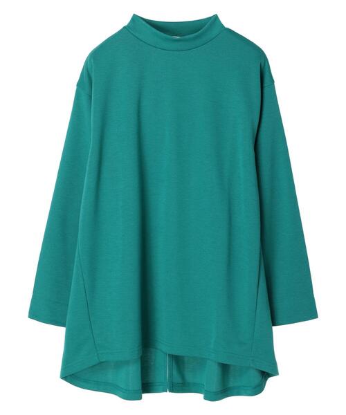 Green Parks(グリーンパークス)の「後ろスリットフレアチュニック(Tシャツ/カットソー・レディース・ブラック/グリーン/グレイッシュベージュ・FREE)」の10枚目の写真