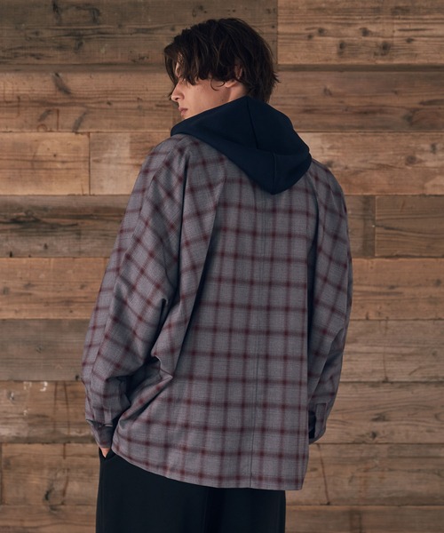 DOOPZ（ドープス）の「ドルマンスリーブシャツ（シャツ/ブラウス・メンズ・グレー/ベージュ・SMALL/MEDIUM/LARGE）」の17枚目の写真